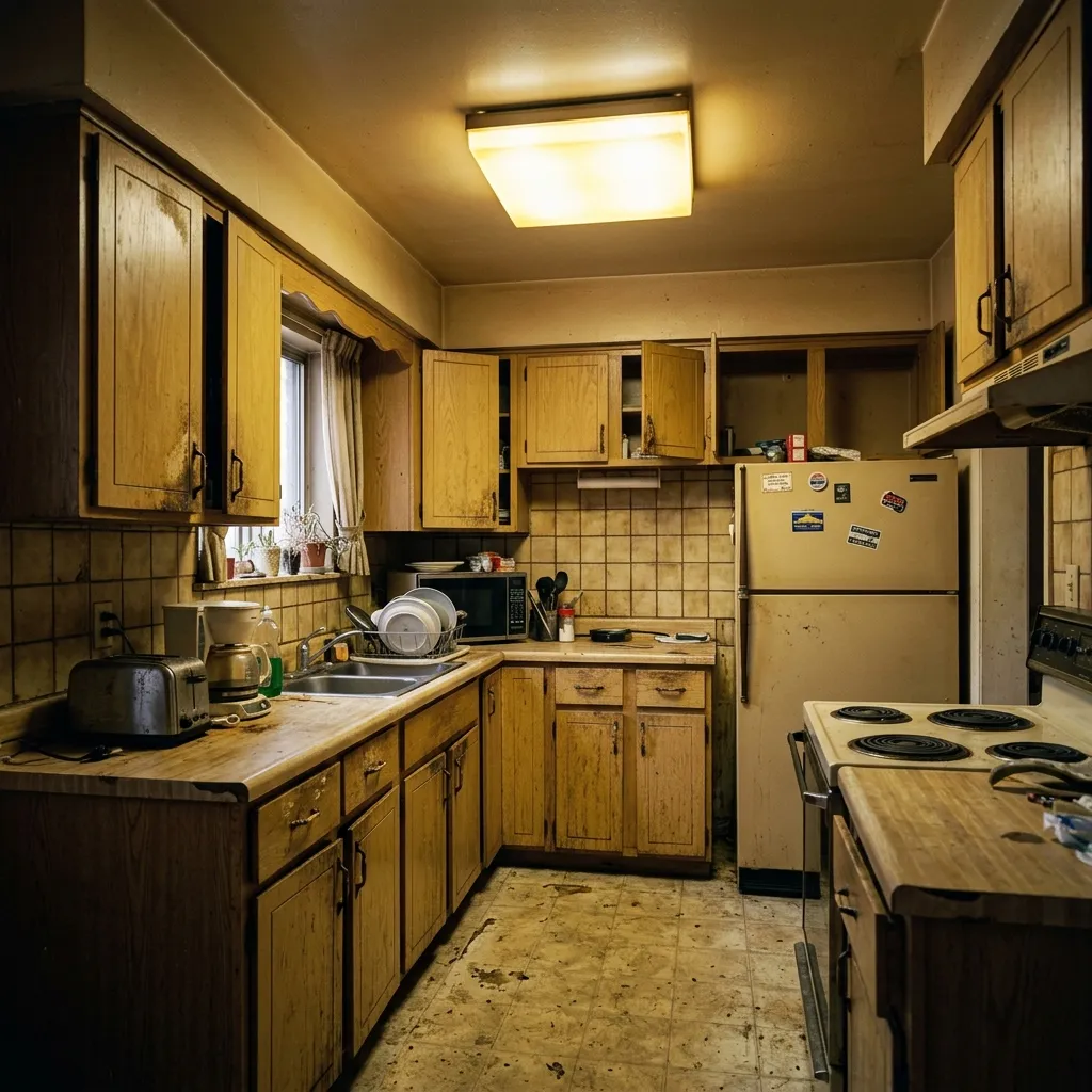 Cocina vieja antes de revalorizar en Tucumán